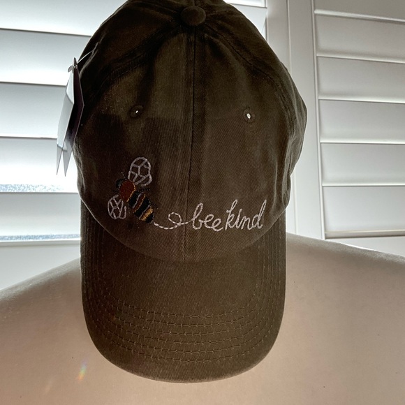 Primitives by Kathy Accessories - Bee Kind Embroidered Cap NWT